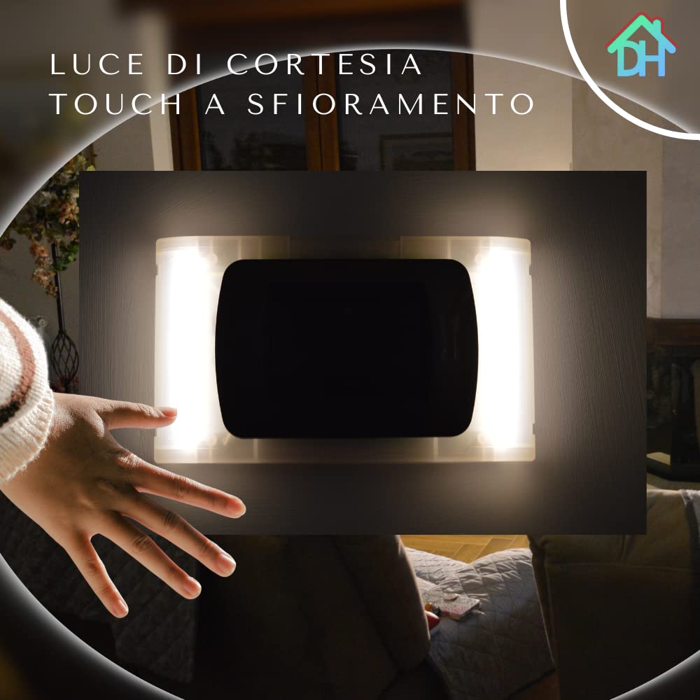 Lampada Emergenza Wi-Fi, Illuminatore Emergenza Wi-Fi con Web Server Integrato, Luce Emergenza da Presa