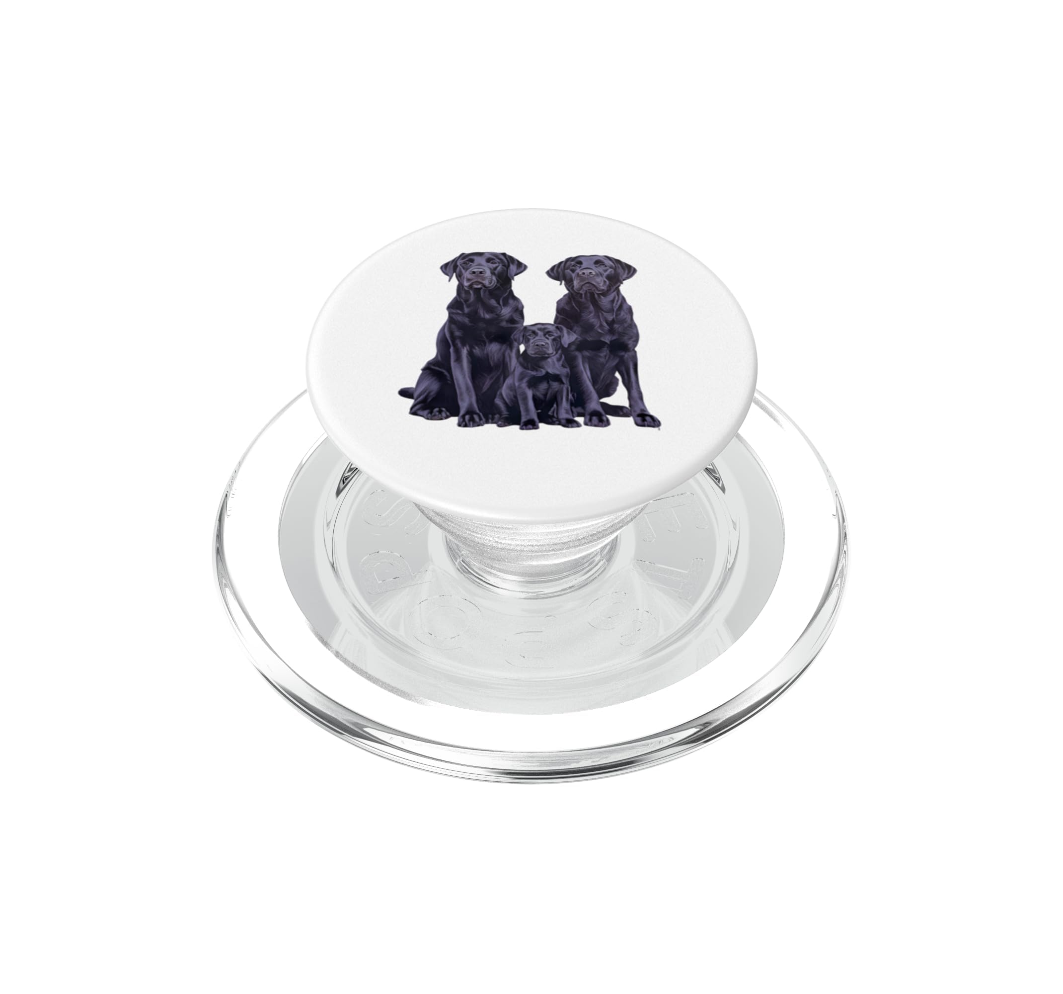 Soporte MagSafe de Perro Labrador Negro PopSockets PopGrip Móvil 6