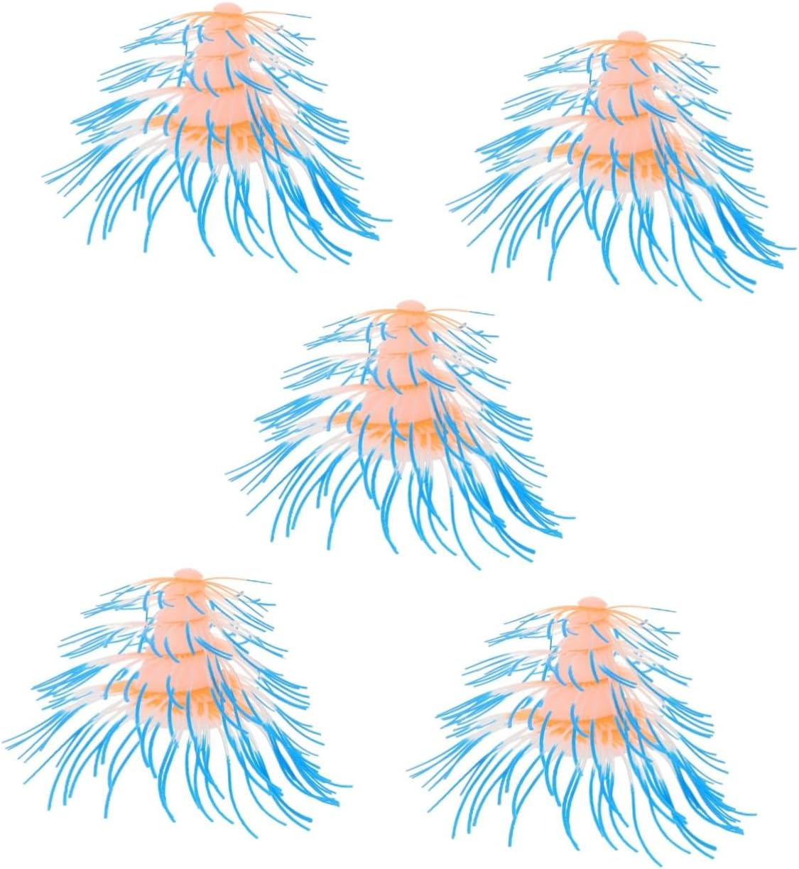 3pcs Aquarium Fluorescent Coral Aquarium Glow Plants Glowing Artificial Coral Fluorescence Coral Decor Aquarium Simulation Coral Simulation Glowing Coral Faux