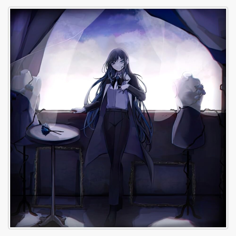 ADO Kyogen Sticker Vinyl Waterproof Sticker Decal Car Laptop Wall Window Bumper Sticker 5"