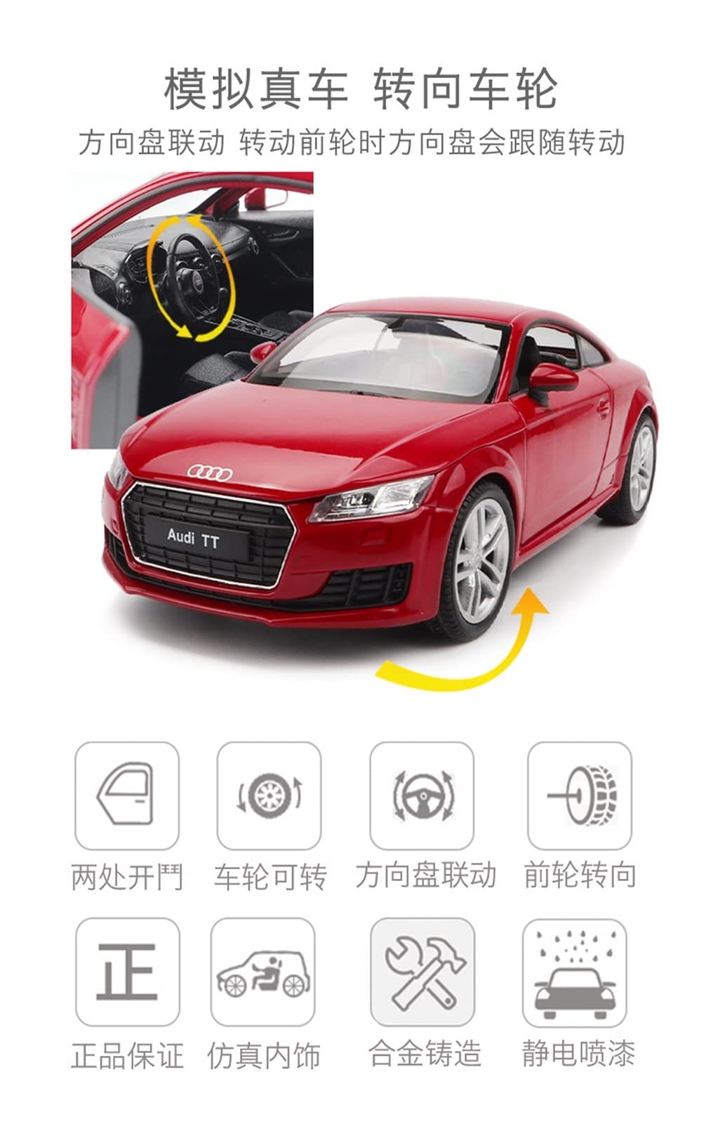 Amazon.co.jp: ミニカー スケールモデルカー 1:24 静的ダイキャスト