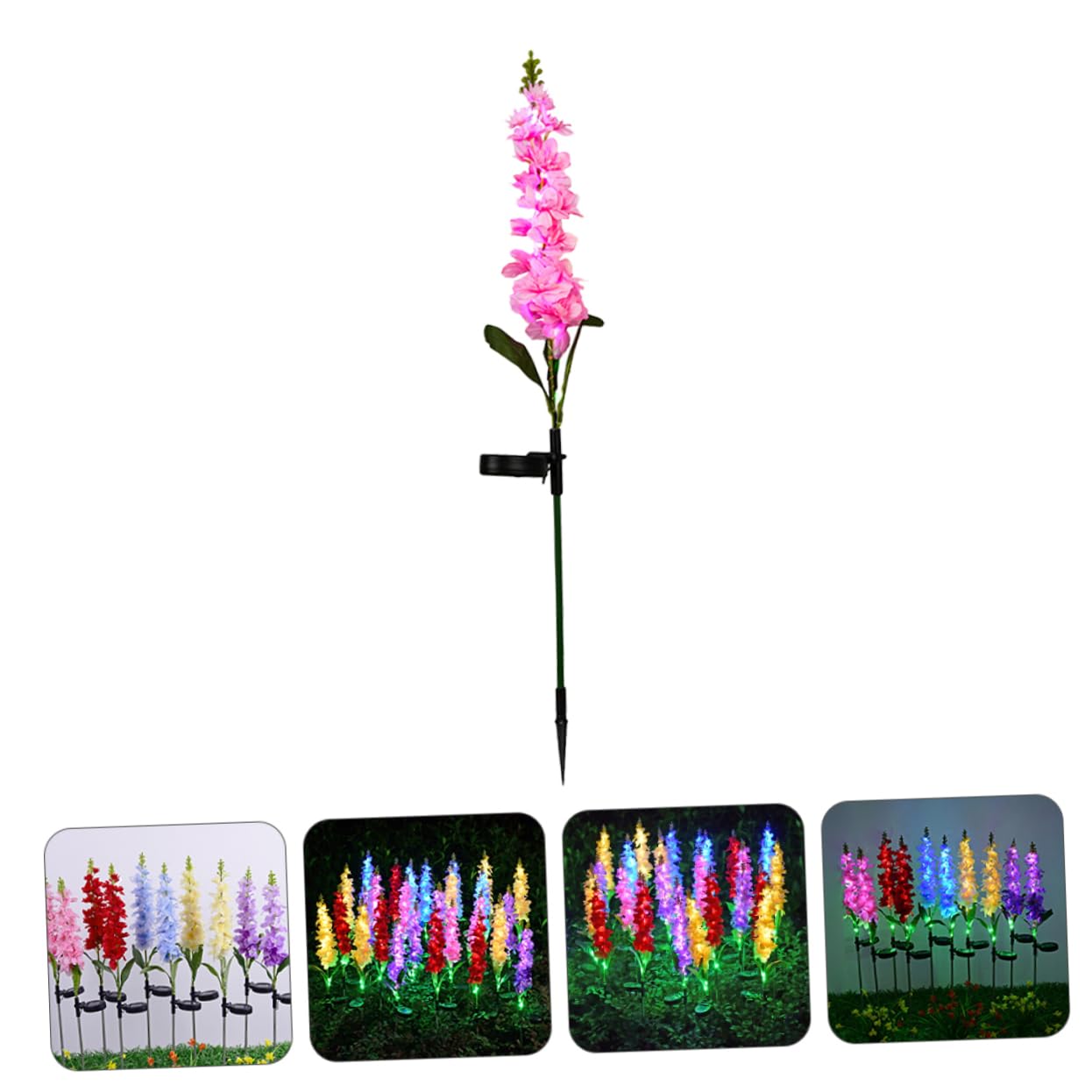 Paquet De 4 Lumières Solaires De Jardin En Plein Air, Lumières Solaires