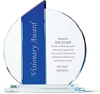 Vista 1 de Baudville Trofeo grabado con bandas azules