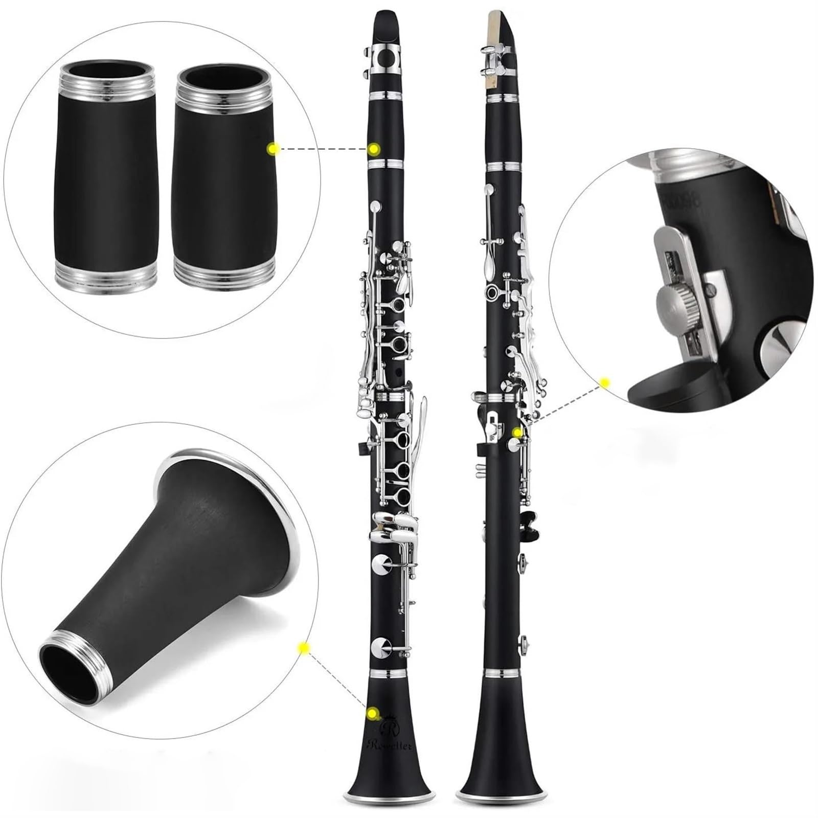 Amazon | クラリネット Bbクラリネット 17キー ABSボディ素材