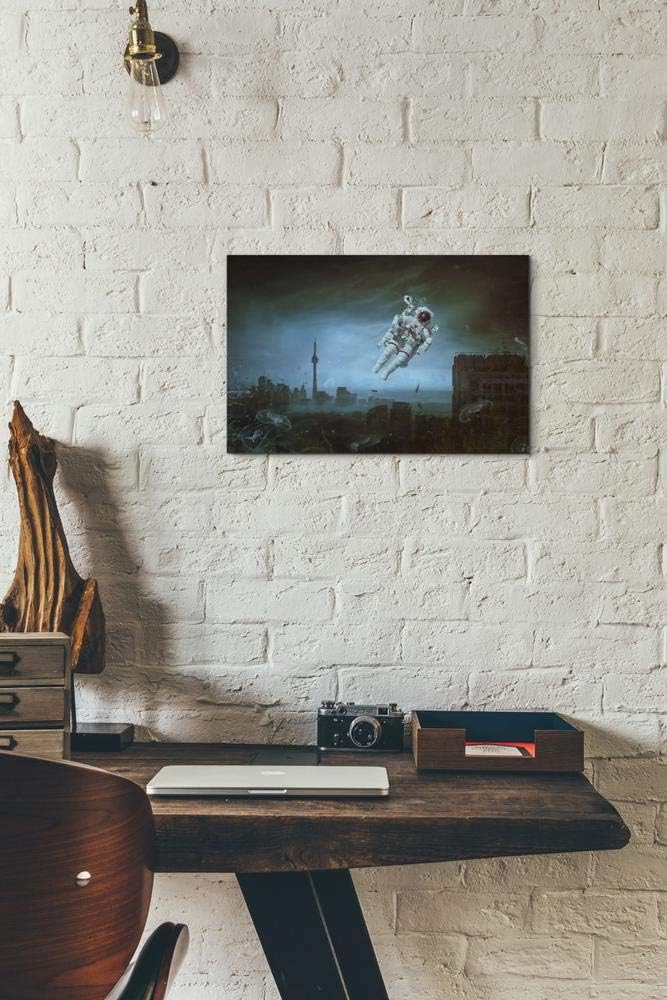 Epic Graffiti ' Sometimes' by Mario Sanchez Nevado Canvas Wall Art, 18" x 12", Black