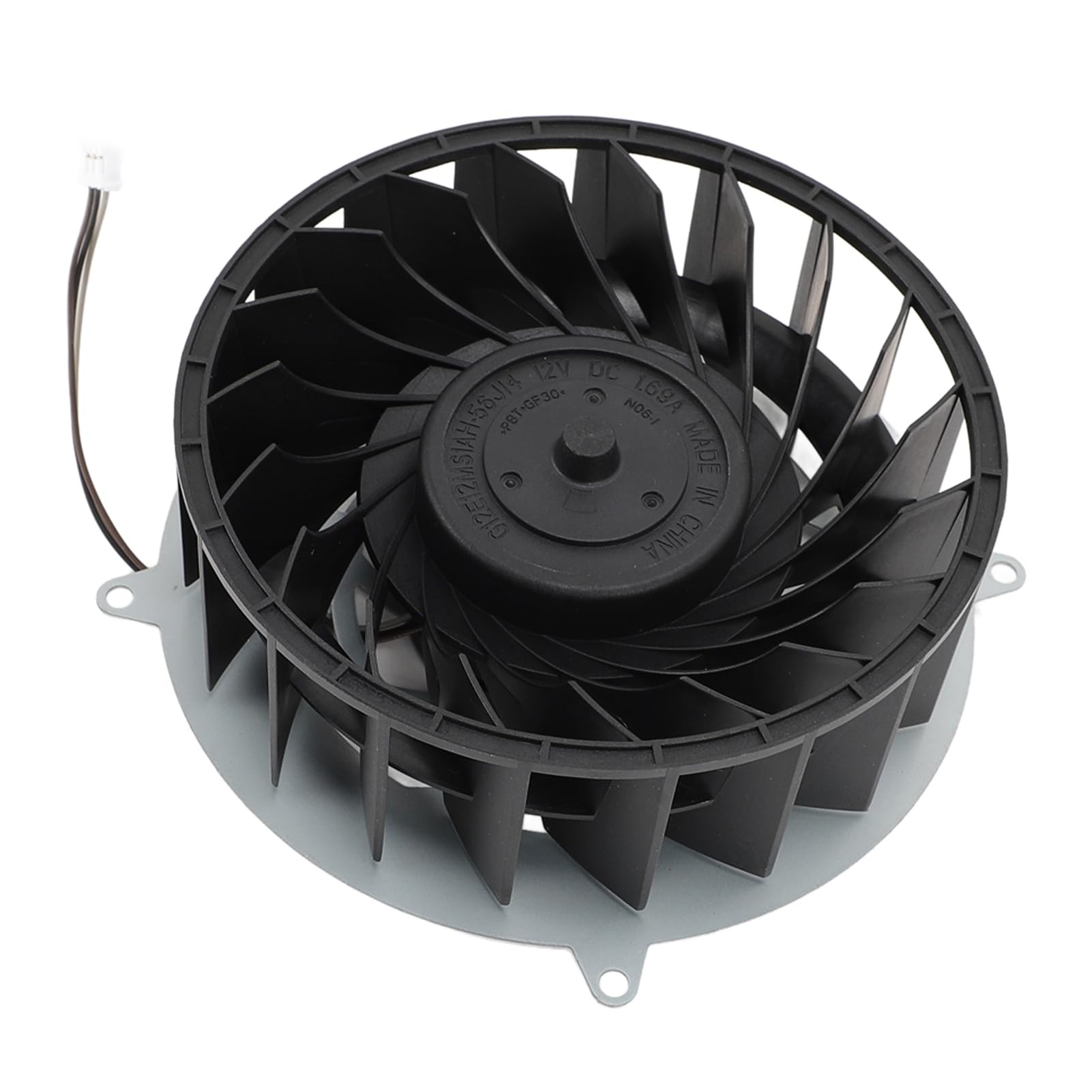 Lylithuif Ventola di raffreddamento interna per console Slim 19 pale 11541GS 12M WB 01 Ventola di raffreddamento di ricambio DC12V 1,69A Connettore a 3 pin per console di gioco