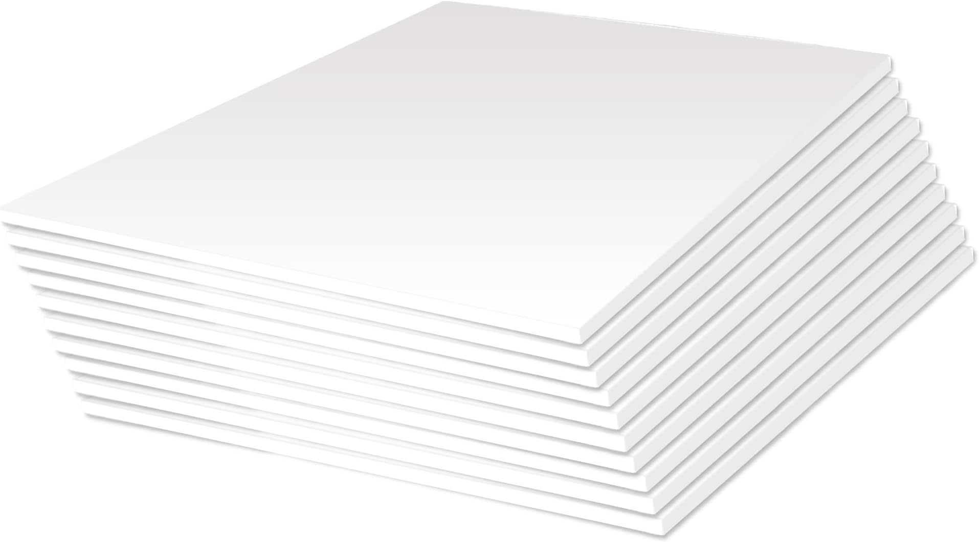Union Foam Board - White Foam Card - A2 Size (420 x 594 x 5 mm) - Pack of 10