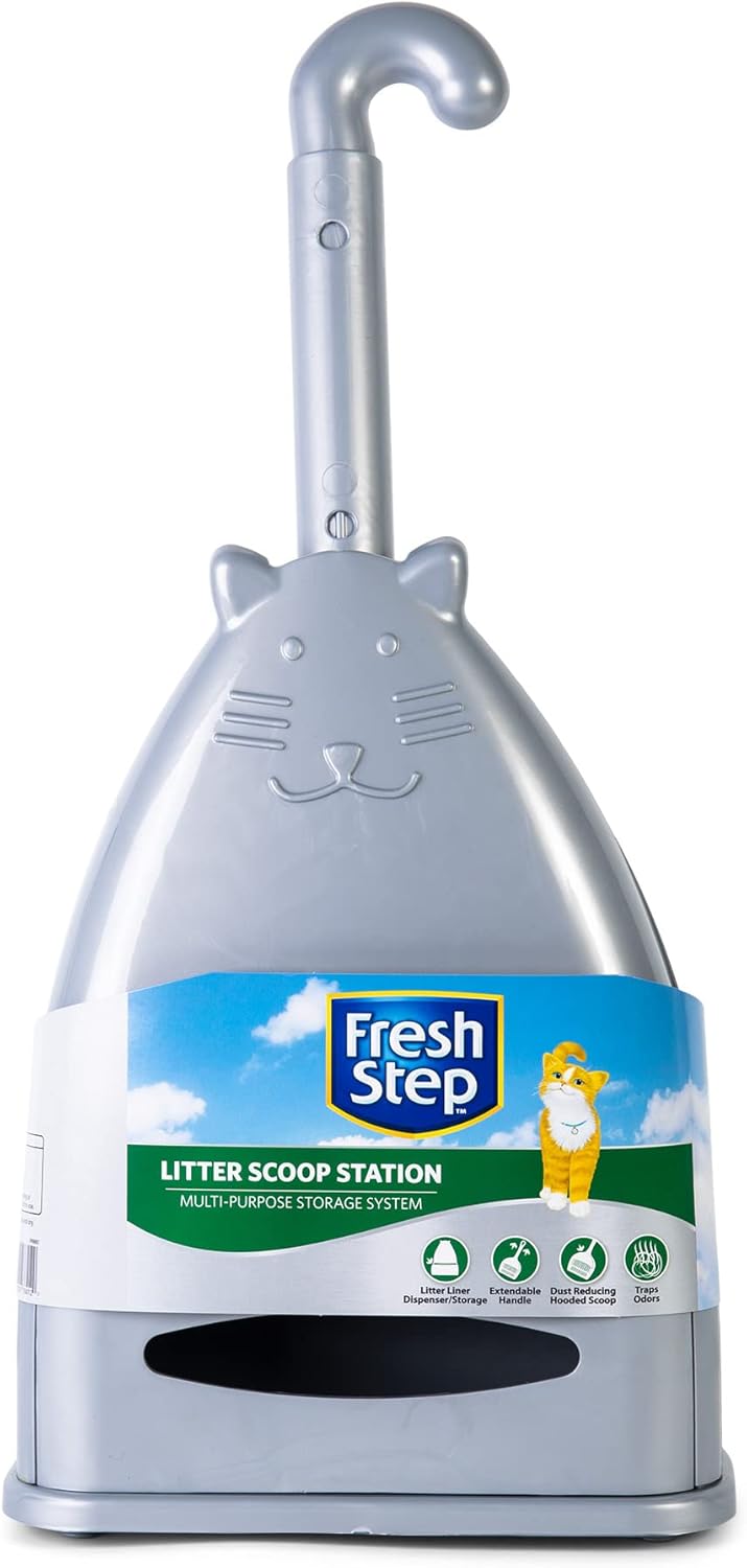 Fresh Step Litter Box Deluxe Litter Scoop Station
