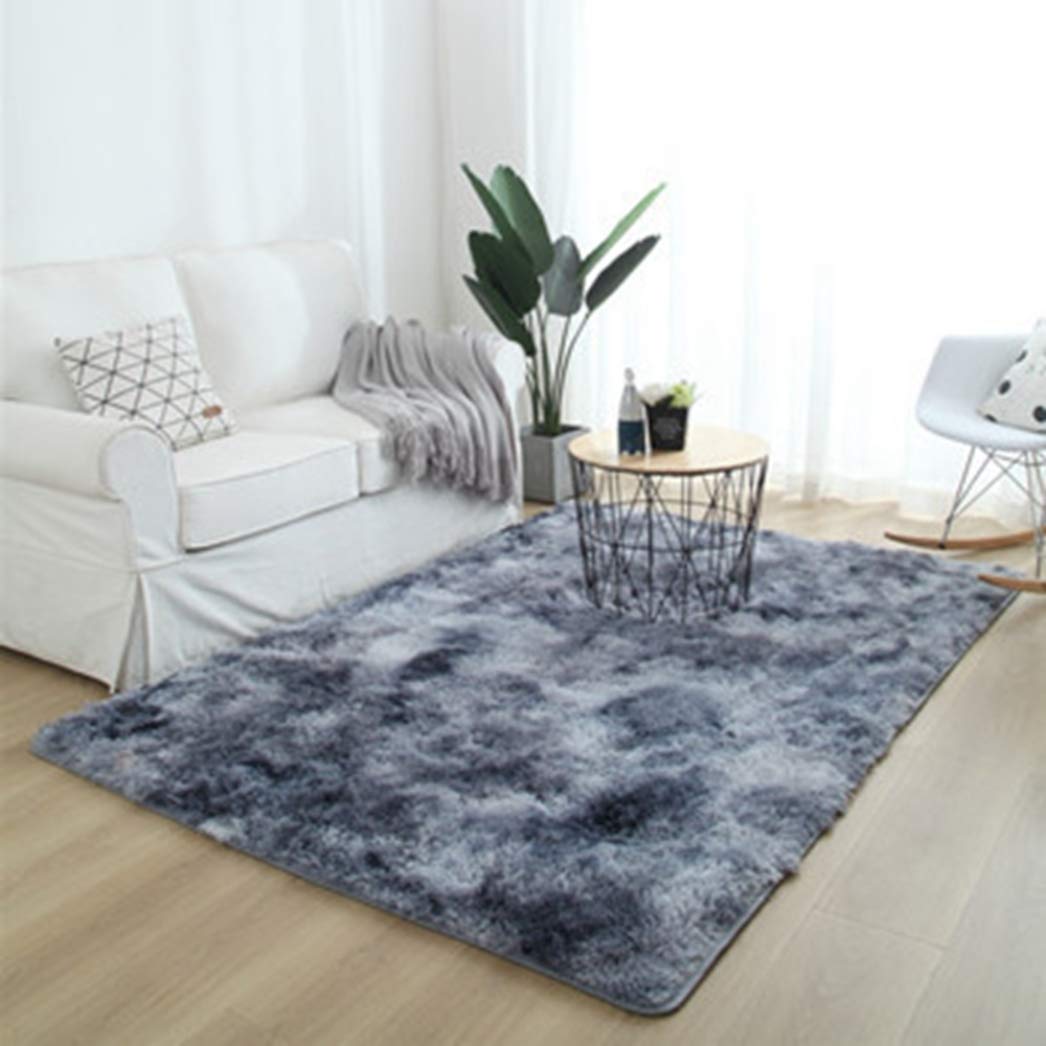 Amazon｜丸い ラグマット シャギー ラグ 長方形 ピンク 洗える ラグ