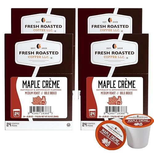 Miniatura 684 de Fresh Roasted Coffee, Peaberry de Tanzania, tostado ligero, Kosher, compatible con K-Cup, 24 cápsulas