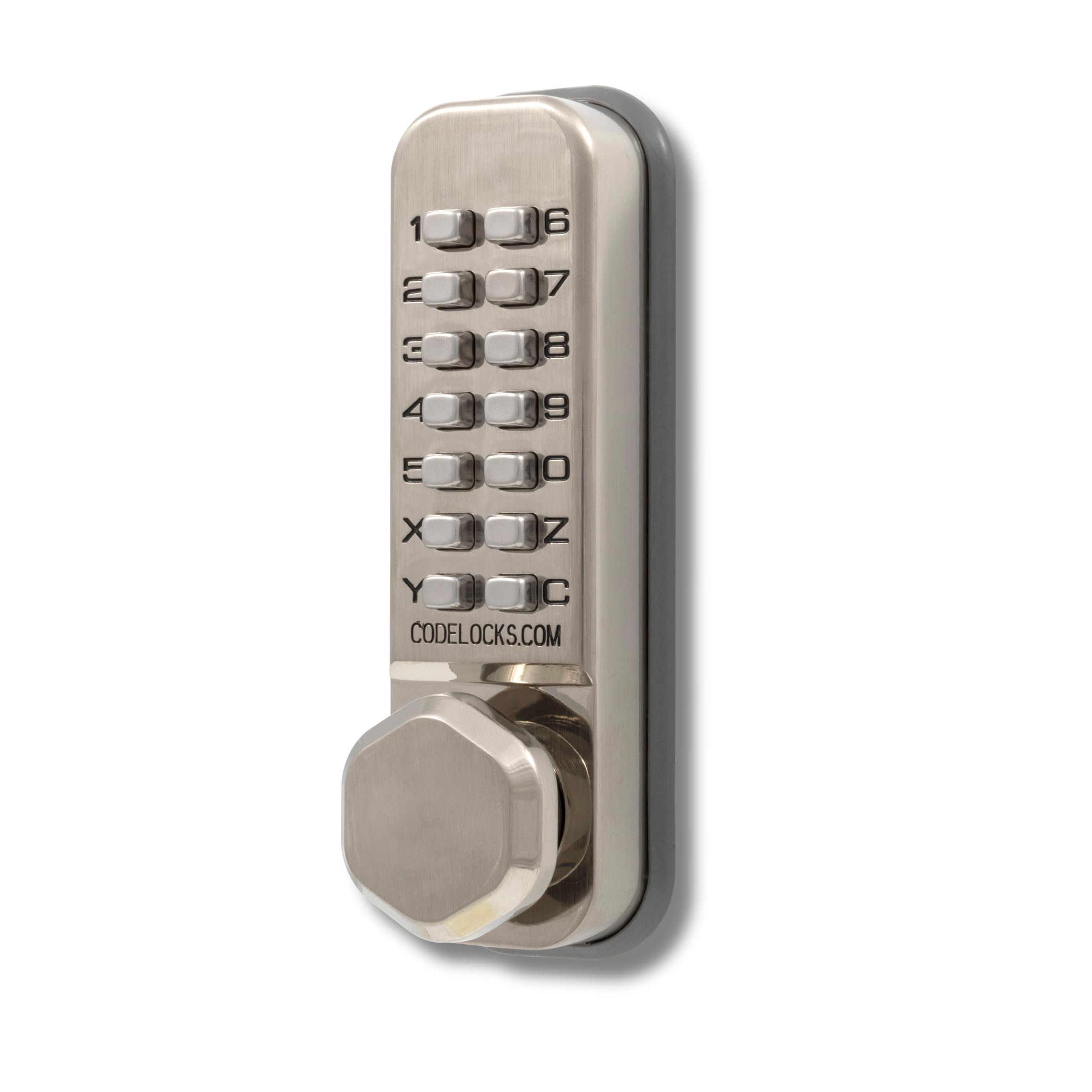 Codelocks CL200 Door Bolt Lock | Mechanical Door Lock with Surface-Mounted Lock | Surface-Mounted Deadbolt Lock for Indoor & Outdoor Use | for Wooden Doors with Thickness of 35-60 mm