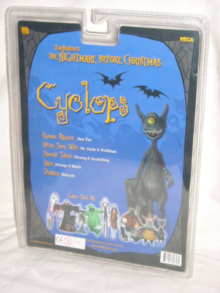 (未使用･未開封品)ナイトメアビフォアクリスマス シリーズ3 Cyclops Features:Christmas Elf,Sheet Music,Doll,Crate,and Present Amazon.com: NECA Tim Burton's The Nightmare Before Christmas