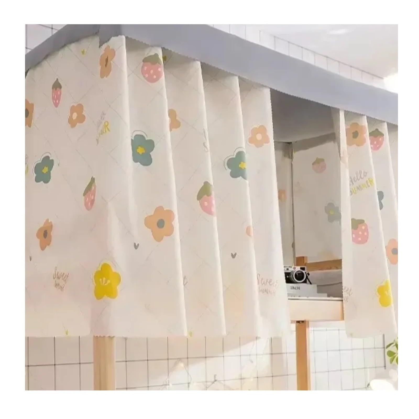 Cortina de Cama Litera opaca y mosquitera de 2 metros para dormitorio