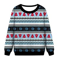 Algopix Similar Product 8 - WUAI Unisex Ugly Christmas Pullover