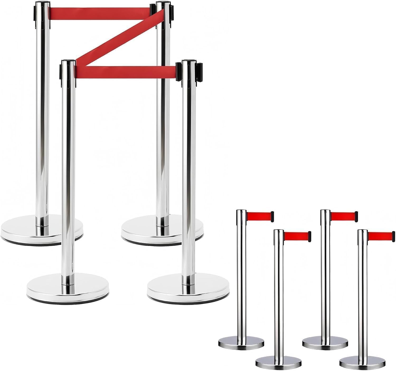 じょん【新品】ベルトパーティション 赤　20本セット 2m幅　整列 じょん【新品】ベルトパーティション 赤 20本セット 2m幅 整列 Amazon