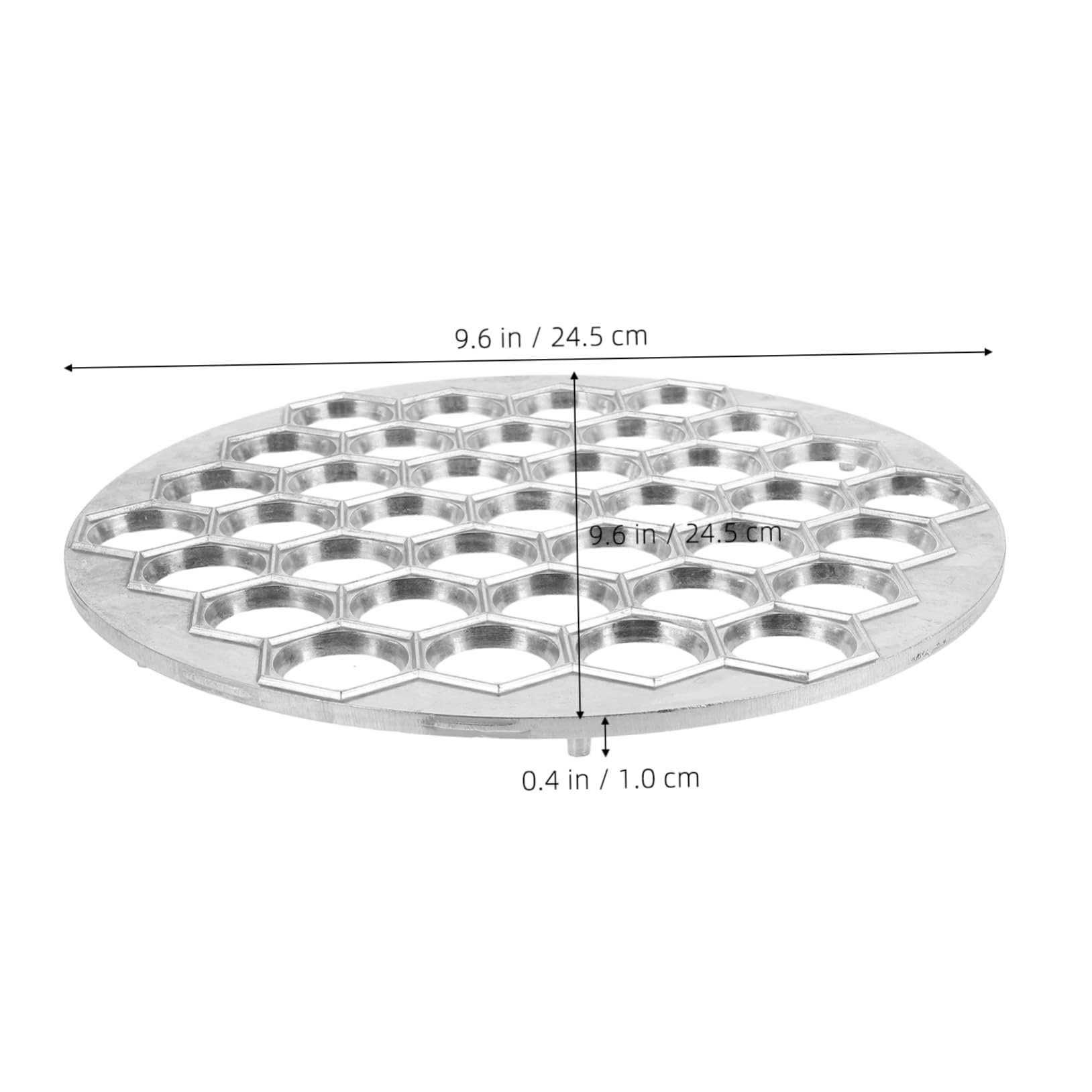Zerodeko Molde para Empanadillas de Aleación Capacidad para 37 Unidades, Diseño Plano E Innovador, Ligero y Fácil de Limpiar, Adecuado para Cocina Casera y Profesional