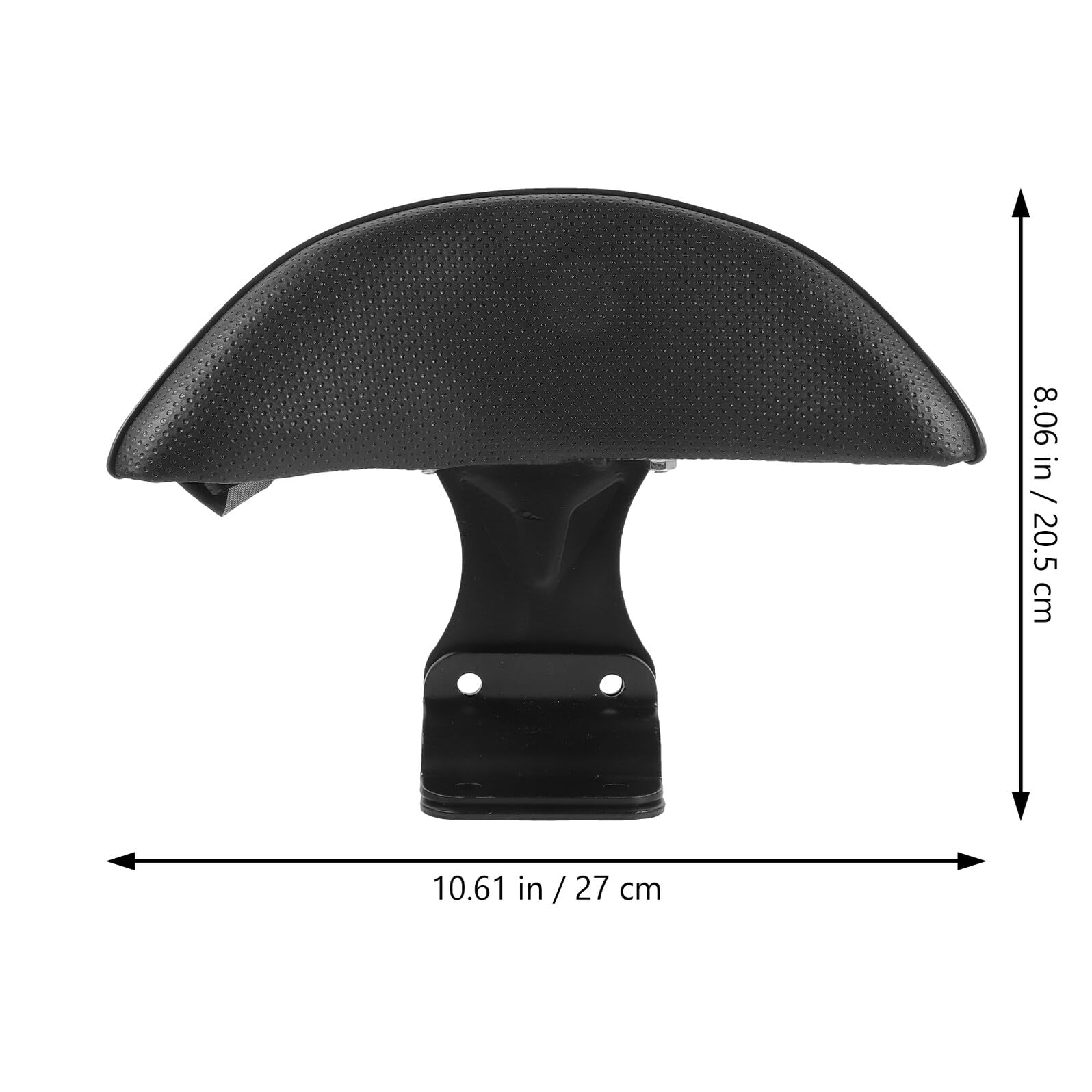 PRETYZOOM Schienale Posteriore Materiale in Ferro e Cuoio Facile da Installare Design Ergonomico per Bici e Moto Accessorio per Viaggi e Ciclisti all Aperto