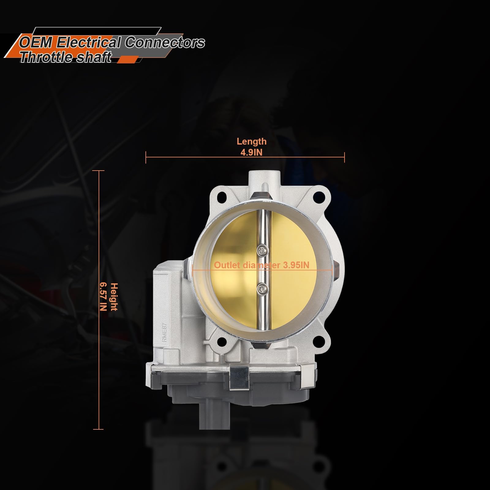 ISINSWIFT 12601387 Electric Throttle Body Fit for Chevy Silverado 1500 4.8l 5.3l 6.0l 6.2l 2009-2013,Fit for Chevy Tahoe 5.3l 2009-2014,Fit for Cadillac Escalade 6.2l 2009-2014