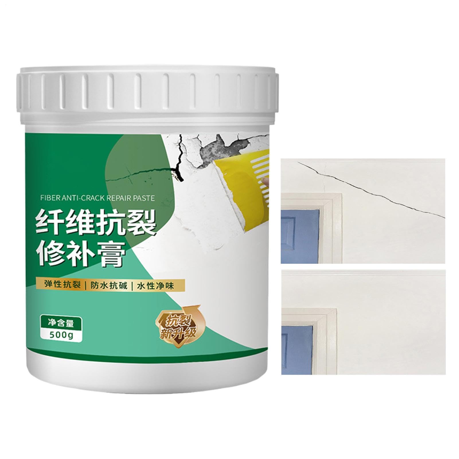 Pâte réparation des trous de mur étanche et anti-fissures 500 g longue durée pour garage