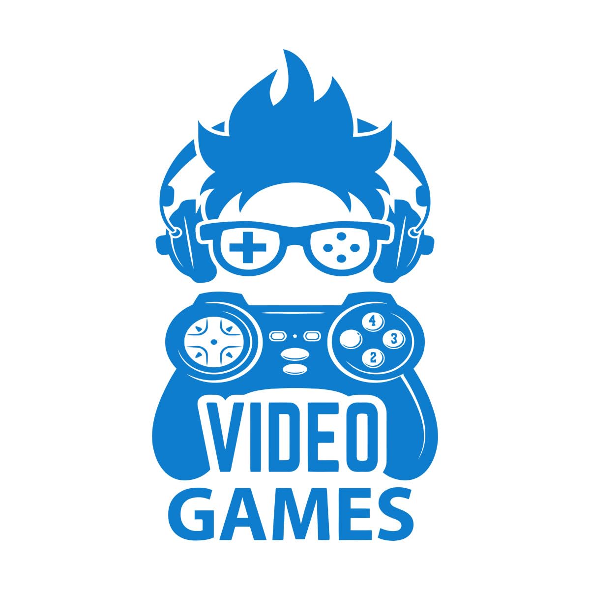 Game Room Decor Game Wall Decal Video Game Vinyl Gamer Room Decor Sticker Gamer Eat Sleep Game Video Game Wall Sticker Small - 33x57cm