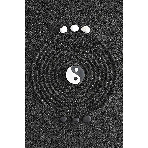 Pitaara Box Japanese Zen Garden D5 Unframed Canvas Painting 16 X 24Inch