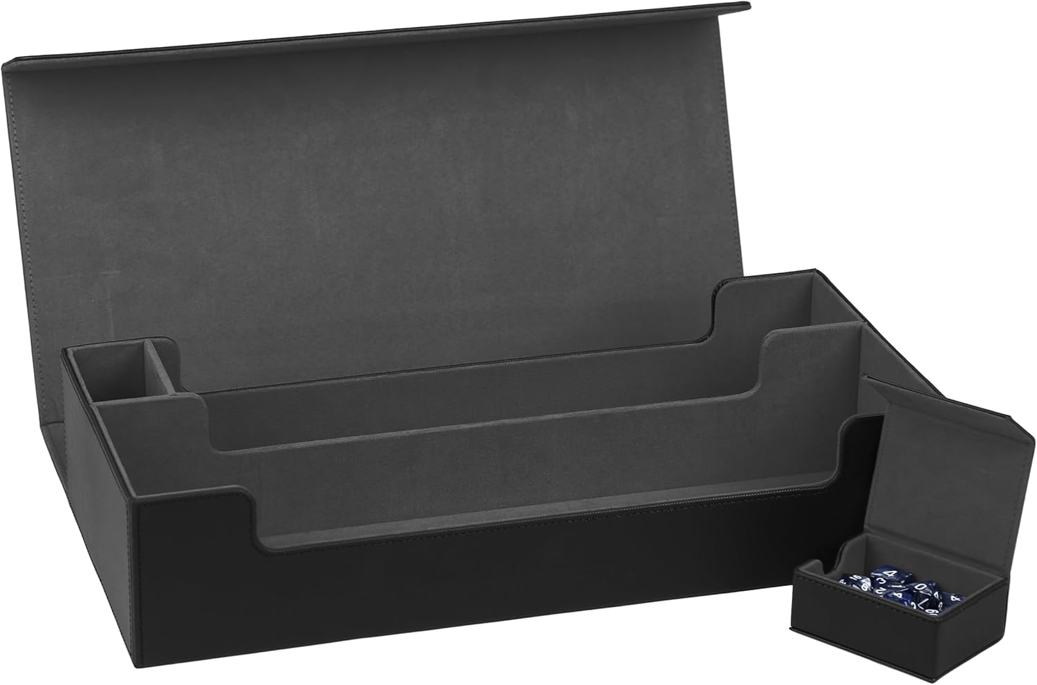 MTG Deck Box With Dice tray and playmat case,Large Card