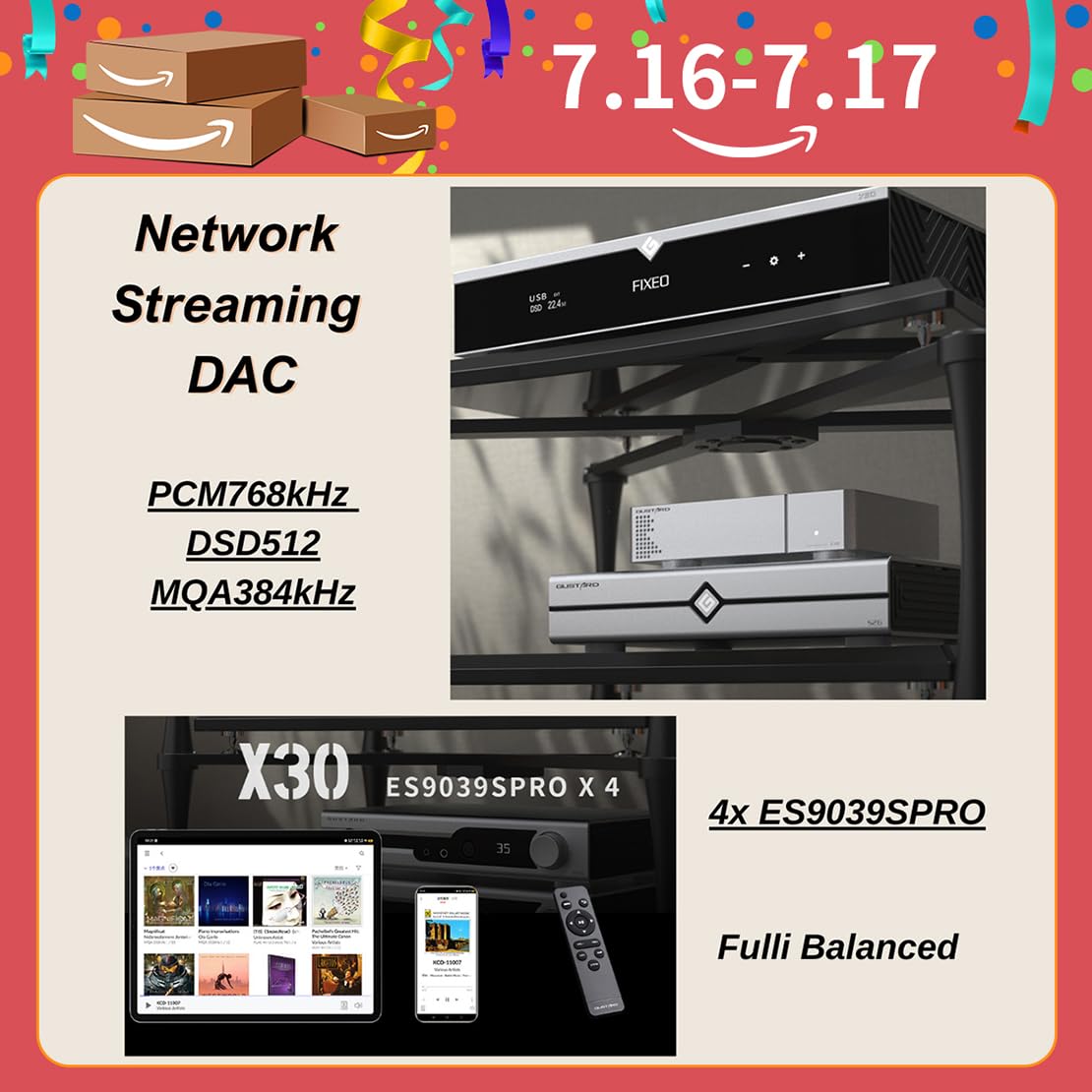 구스타드 디지털 GUSTARD DACX30 HiFi 네트워크 스트리밍 DAC 4X ES9039SPRO PCM768kHz DSD512 풀  밸런스 M - G마켓 모바일