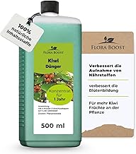 Flora Boost Kiwi Fertiliser Flora Boost 500 ml I For up to 100 L Watering Water I Fruit Tree Fertiliser for All Kiwi Plant Varieties I Liquid Leaf & Root Fertiliser I 100% Natural Plant Fertiliser