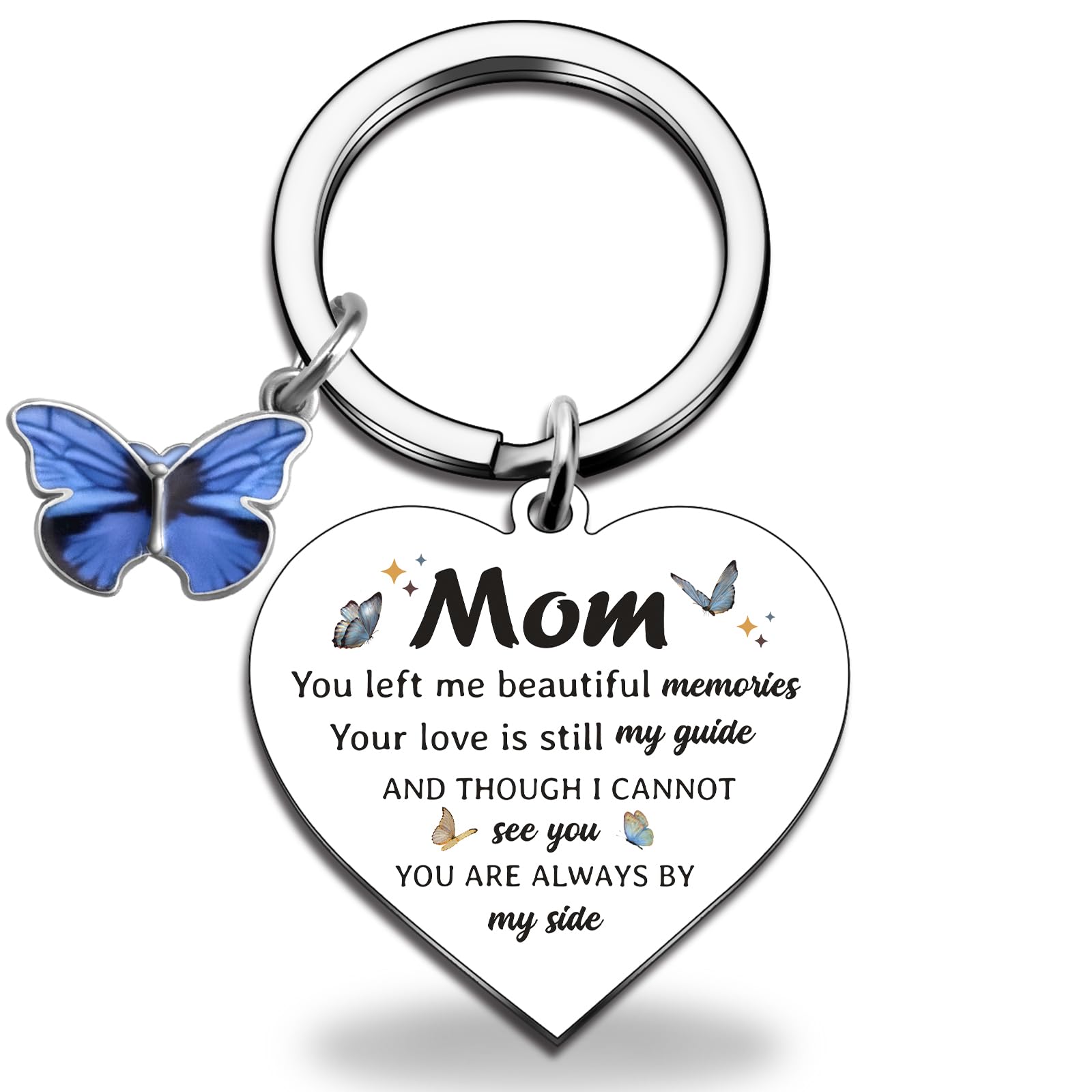 igvean Sympathy Gift Memorial Keychain Gifts for Loss of Mother Father in Memory of a Loved One Bereavement Condolence Remembrance Gifts in Loving