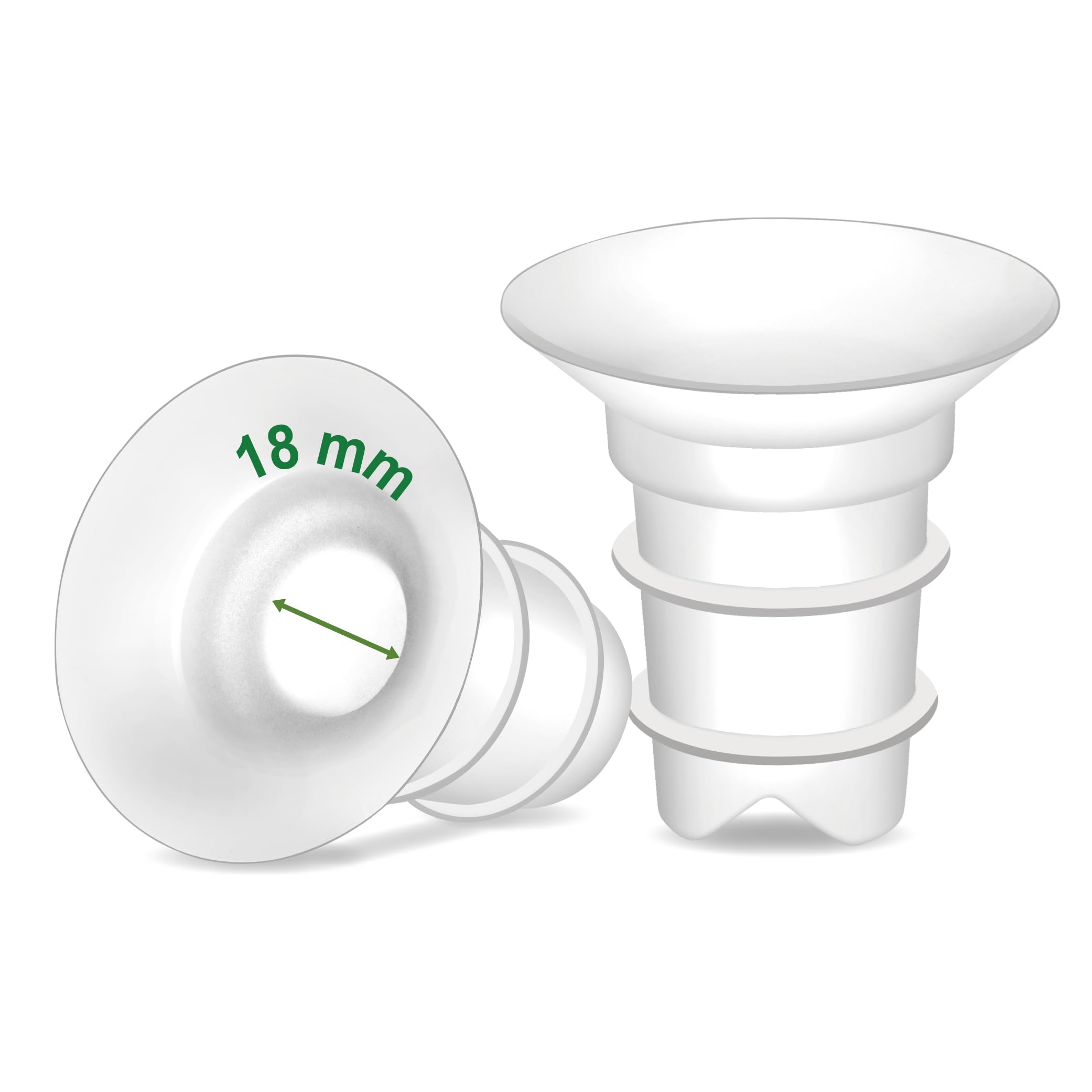 Amazon.com: 18mm Maymom Flange Inserts (Long Plus) Compatible with