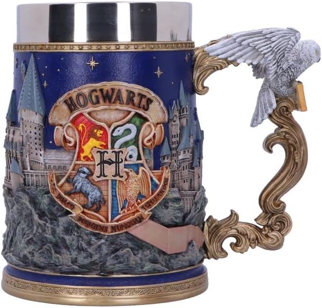 Nemesis Now Officially Licensed Harry Potter Hogwarts Collectible Tankard 15.5cm Blue