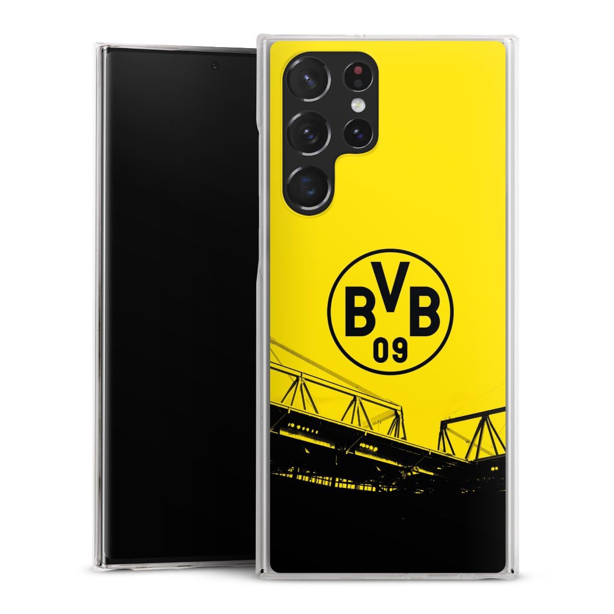 DeinDesign Custodia In Silicone Trasparente Per Nokia 5.4 – Cover Antiurto Con Design BVB Borussia Dortmund