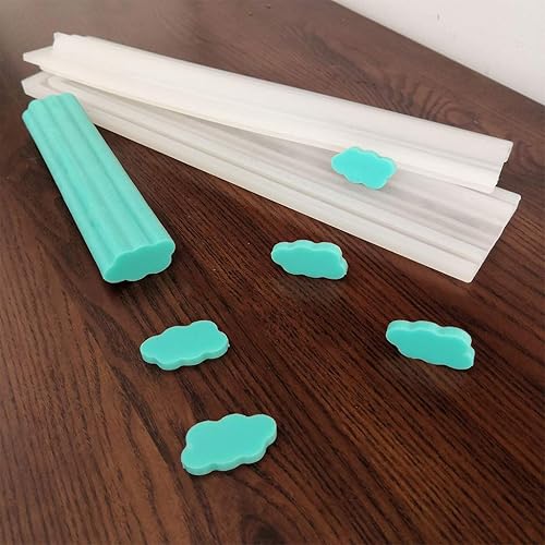 Miniatura 3 de Molde de silicona 3D de estrella/luna/para gato/nube, decoración de pasteles, molde de fondant, herramienta de horneado para hacer velas de