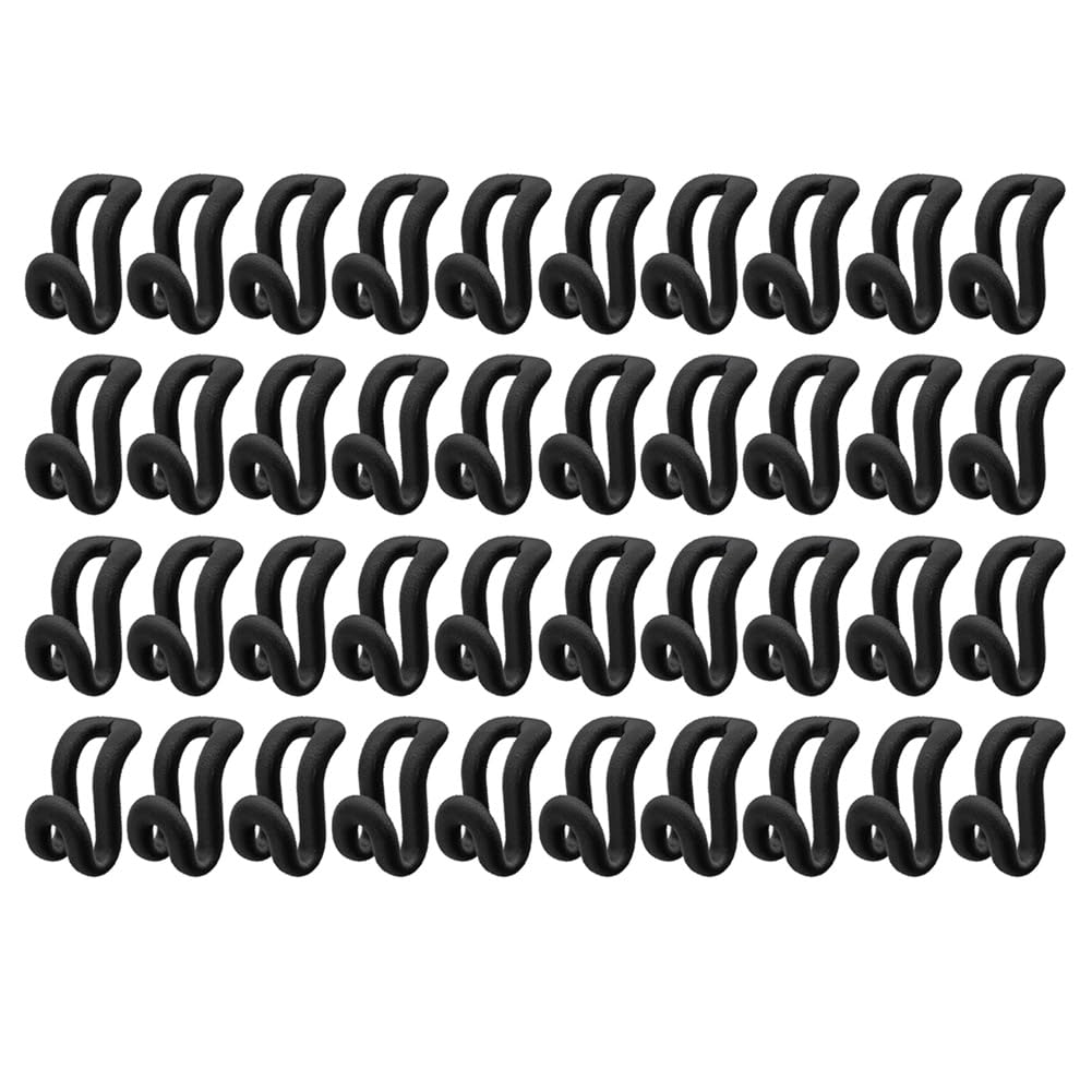 CTRLZS 40 PCS Clothes Hanger Connector Hooks Duty Clothes Hangers Hooks Space Saver for Closet Organizer