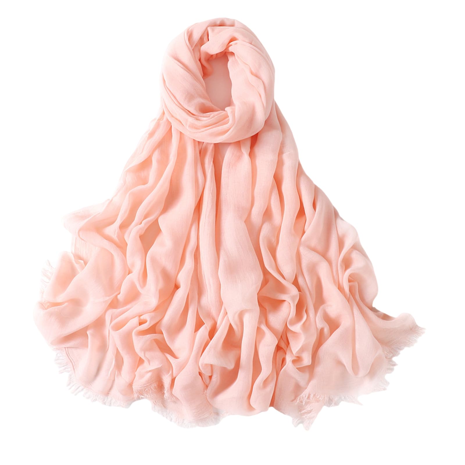MICFENY Breathable Long Scarf Multipurpose Headwear For Sensitive Skin Adult Soft Viscose Fabric Neck Gaiter Headcovering