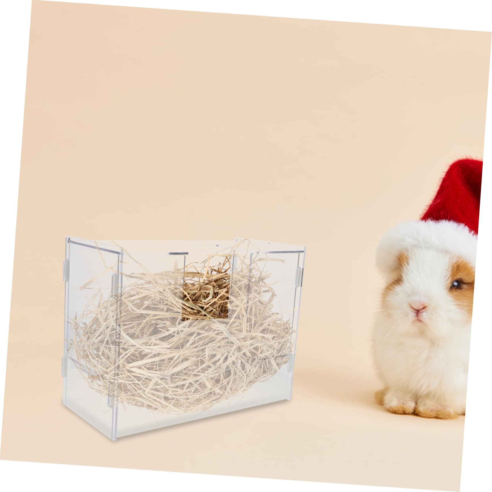 Râtelier à Foin pour Lapins Grosse Capacité en Acrylique