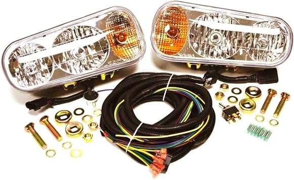 Review Universal Halogen Snow Plow Lights Kit Fits bbosss WWesternn Meyer BBlizzardd CCurtiss