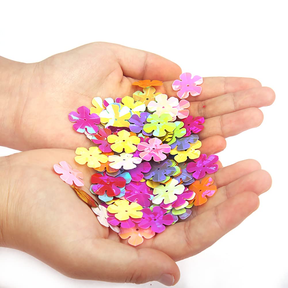 Paillettes Irisées En Vrac – 6 Mm – Blanc – 5 Brutes (720 Pièces/paquet