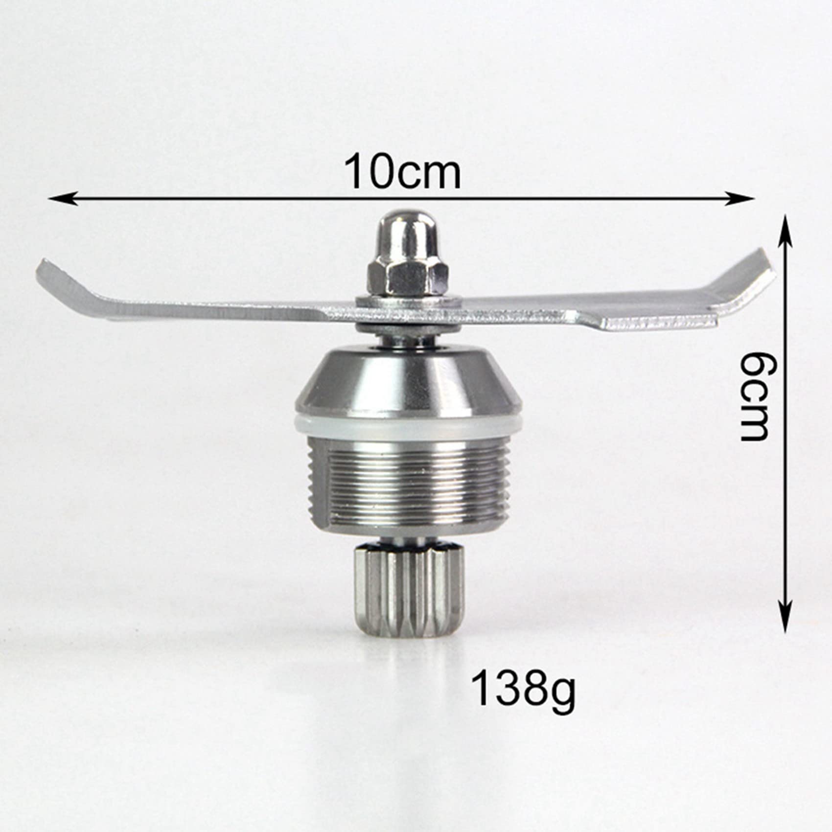 3X Ensamblaje de Cuchillas de Licuadora de Acero Inoxidable de Repuesto para Licuadora 015990 Contenedores de 64 Oz Y 32 Oz