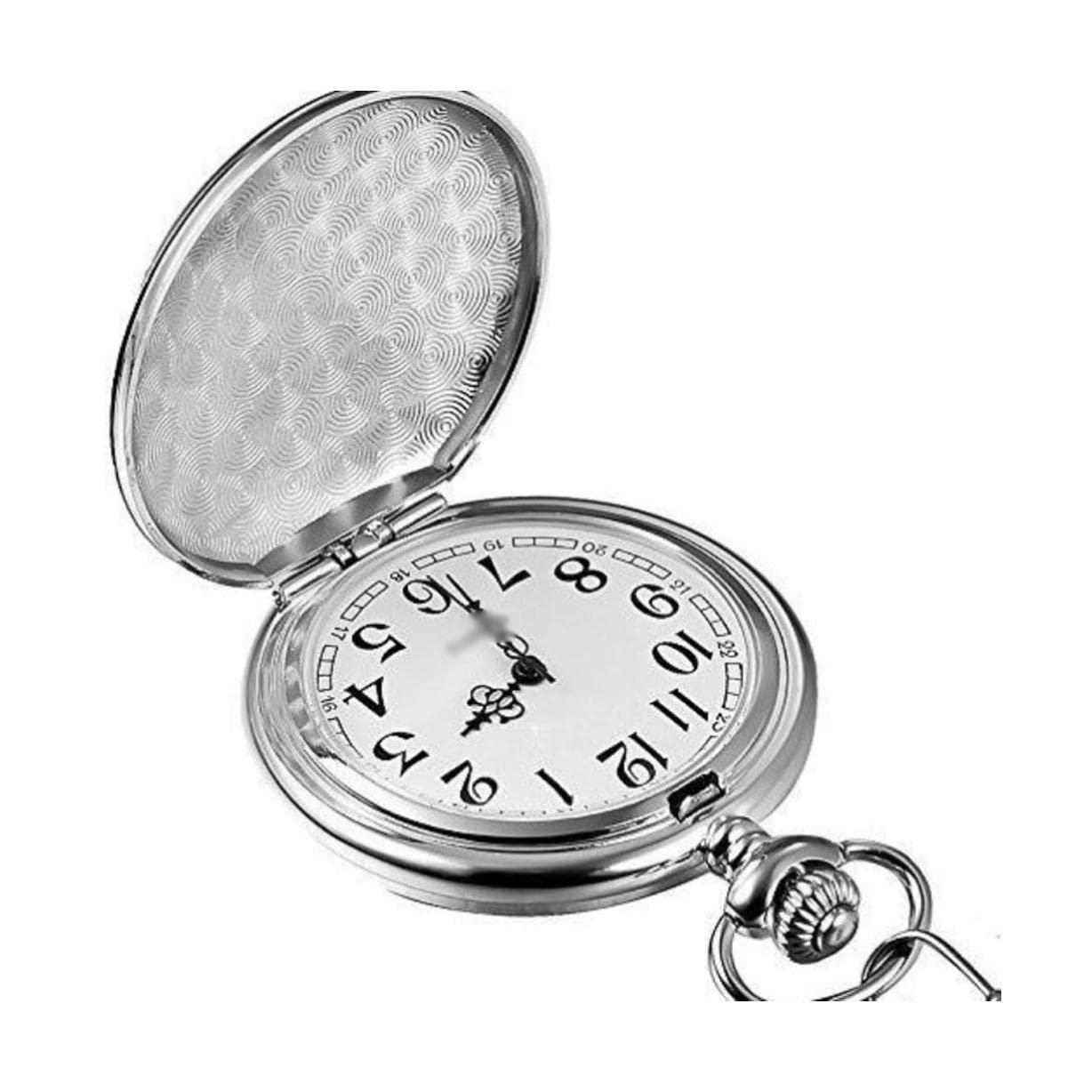Reloj de bolsillo duradero estilo vintage con maquinaria de cuarzo