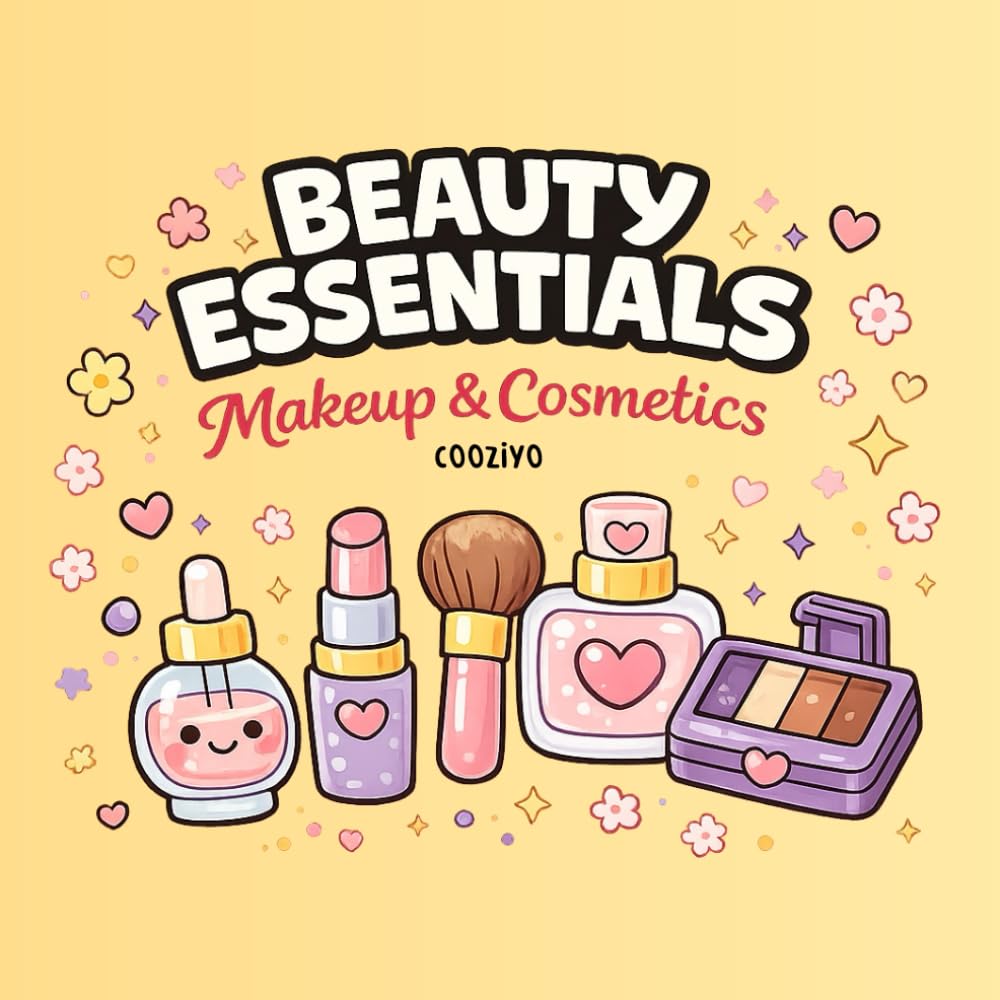 Beauty Essentials: Bold and Easy Makeup Cute Cosmetics, Skincare, and Beauty Essentials for Stress Relief and Relaxation Fashion and Spa Items ... Activity for Teens, Adults, and Beginners
