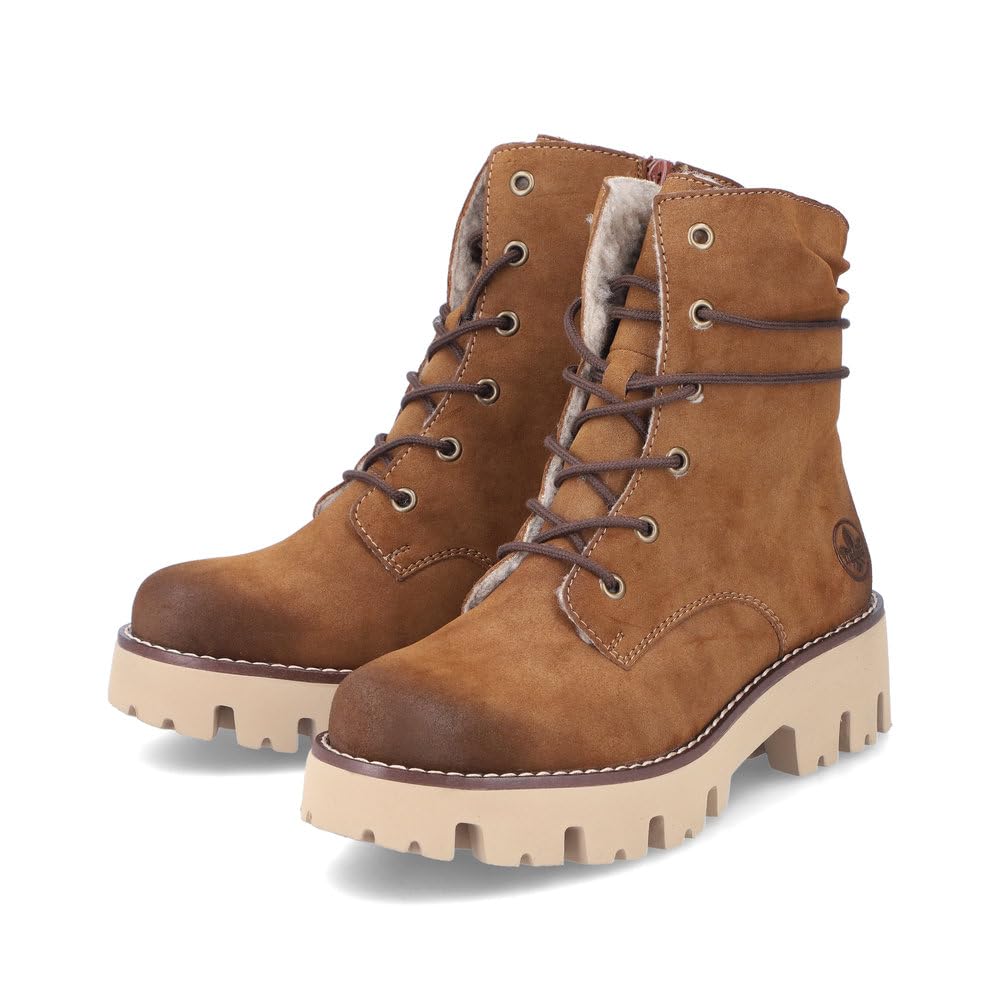 Rieker Damen Schnürstiefeletten Y3329, Frauen Stiefeletten