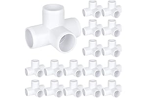 18Pack 4 Inch PVC Elbow Fittings for Greenhouse Easy Installation