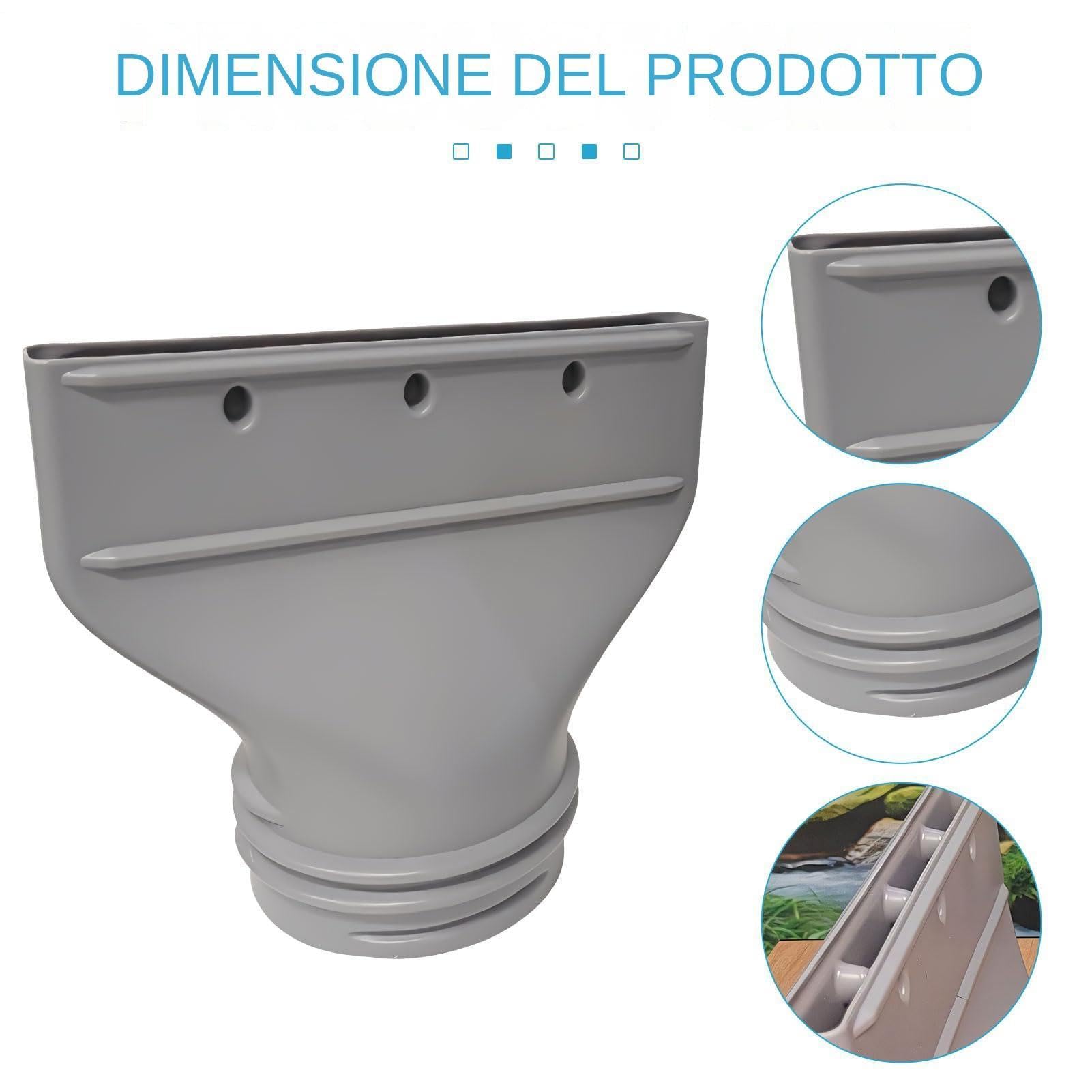 Tubo Climatizzatore Portatile, Adattatore per Finestra Del Condizionatore D'Aria Piattos, 150mm O 130mm Tubo Di Scarico Aria Condizionata per Impianti Di Climatizzazione,Tubi Di Scarico AC