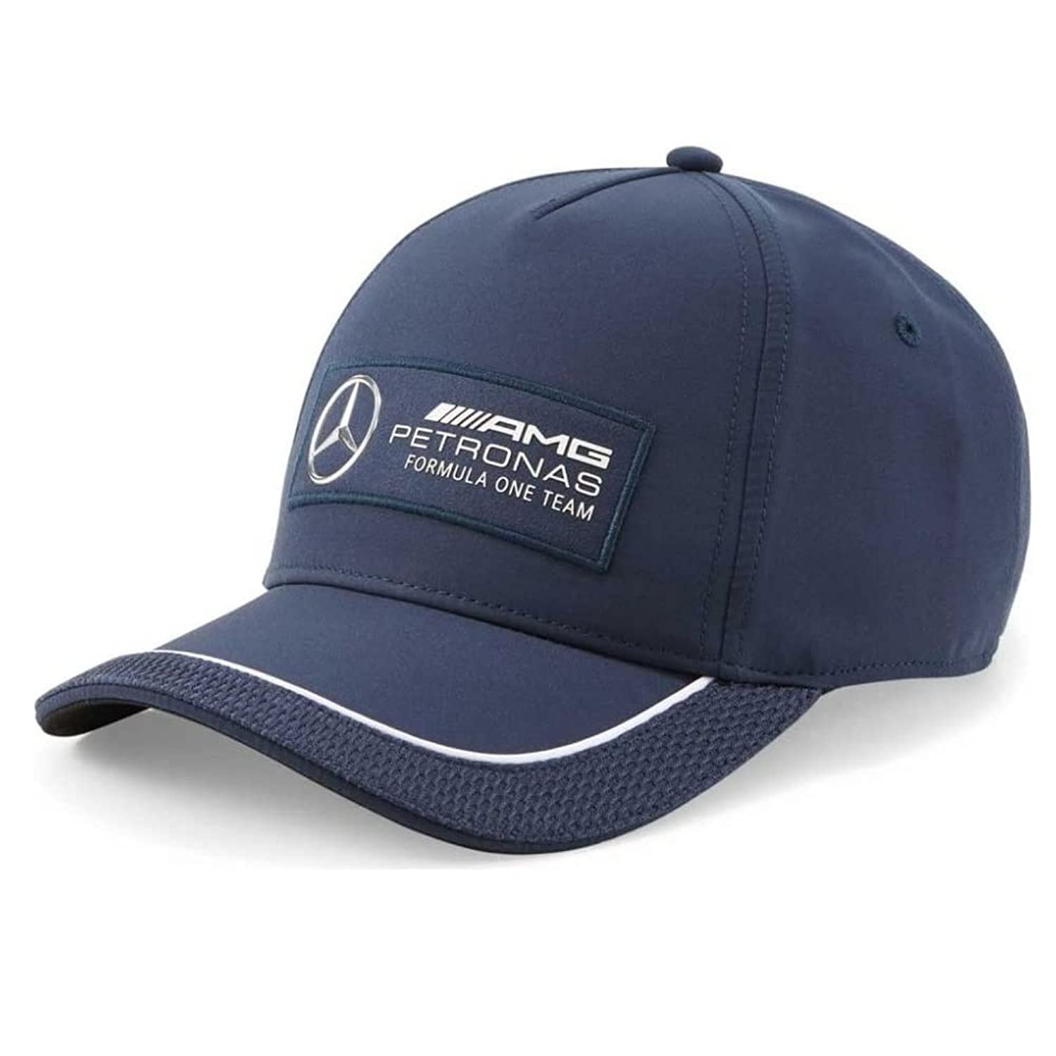 PUMA Mercedes Benz AMG Petronas F1 Baseball Hat -Black/Gray/Navy (Navy)