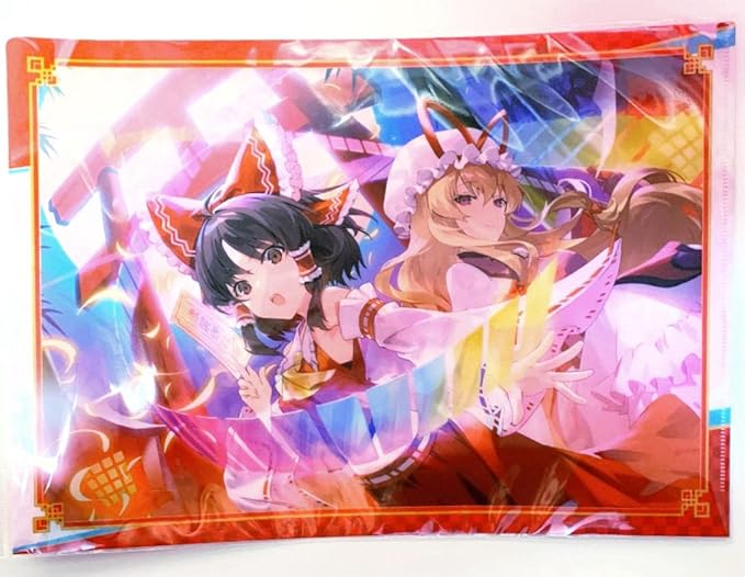 Amazon 東方 ダンマクカグラ クリアファイル 霊夢 紫 アイドル 芸能人グッズ 通販