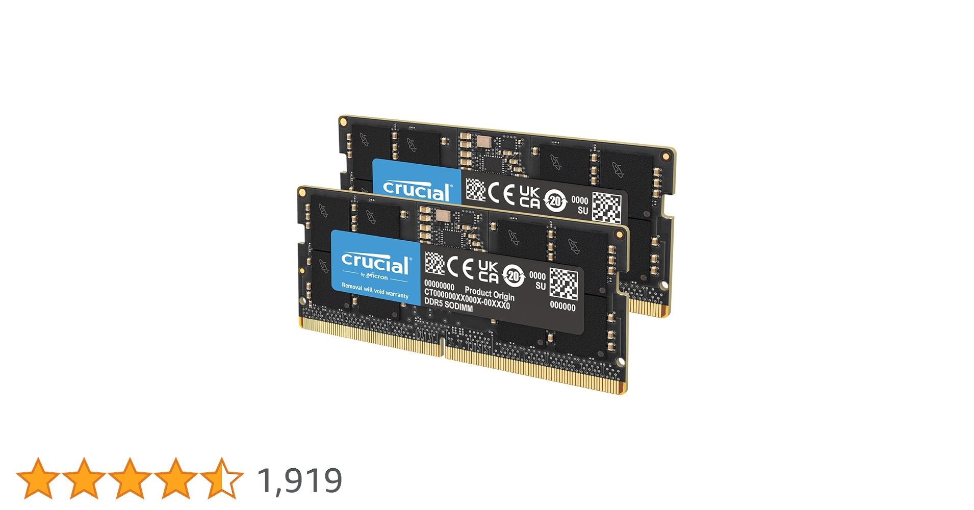 Crucial DDR5-5600 32GB メモリ 2枚セット Crucial 32GB DDR5 RAM Kit (2x16GB), 5600MHz (or 5200MHz