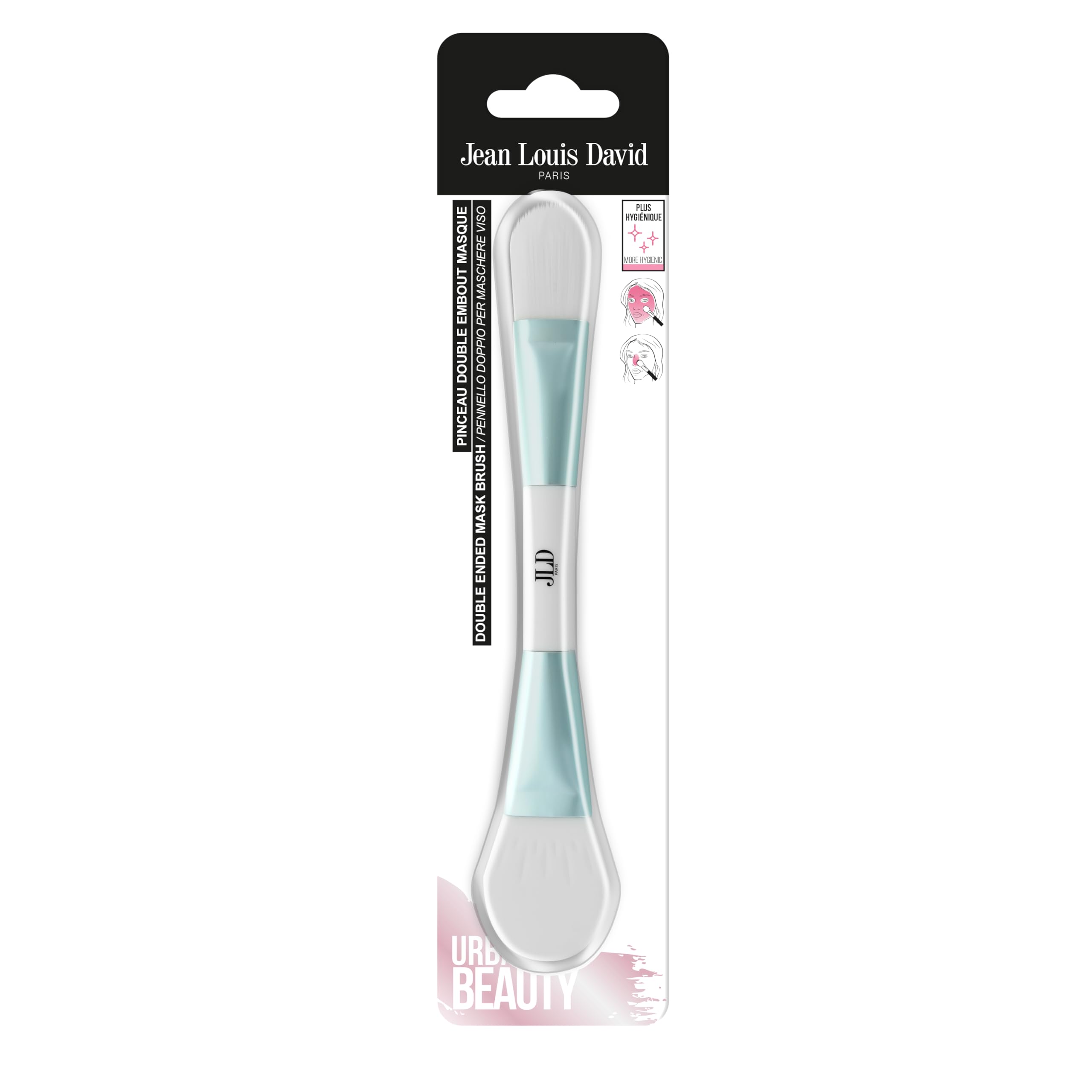 Jean Louis David - Double Ended Brush - Application Mask Care - Cosmetics, Blue - Image 2
