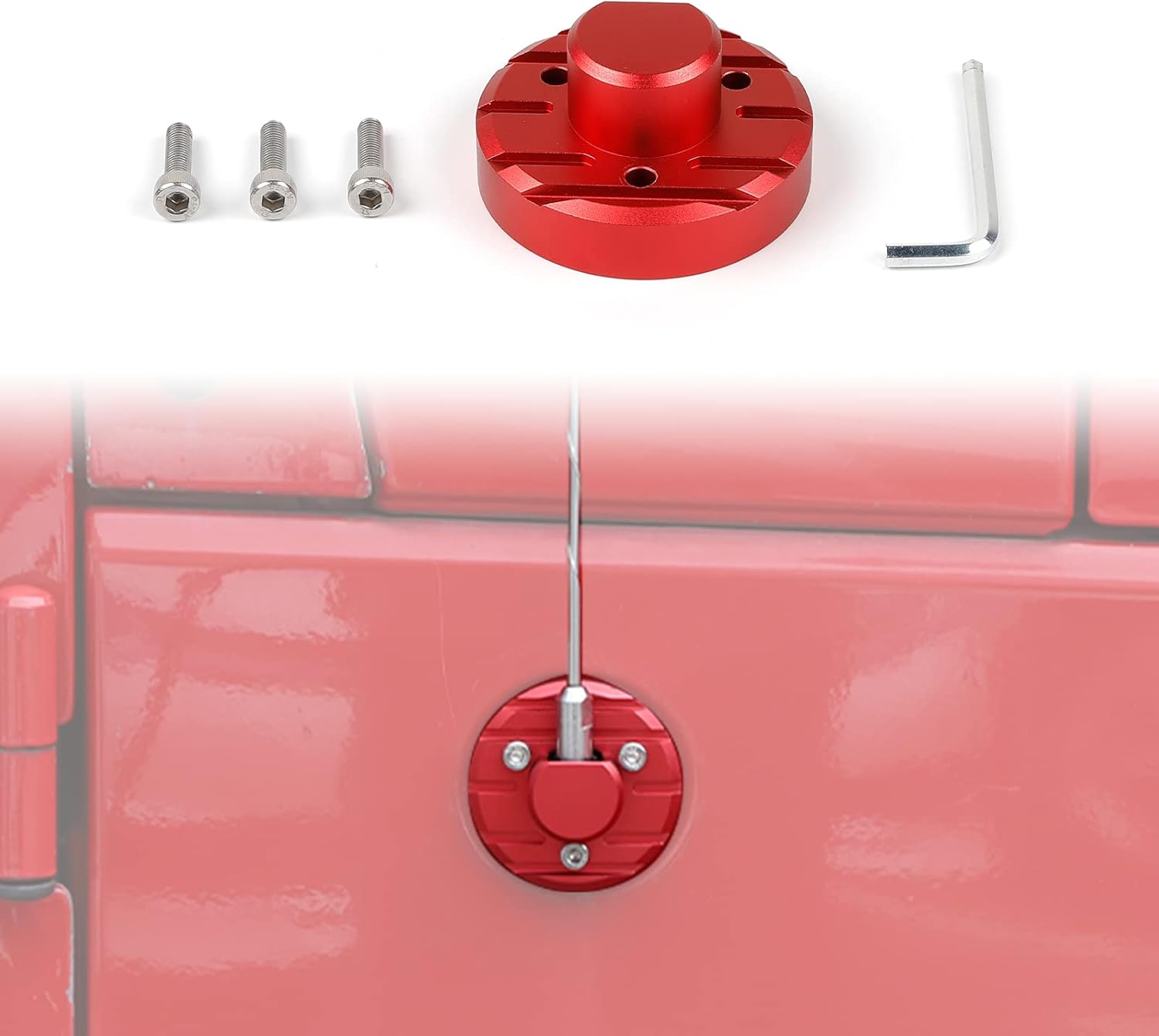 Buy Linskip JK Antenna Base Cover Aluminum Radio Antenna Anodized