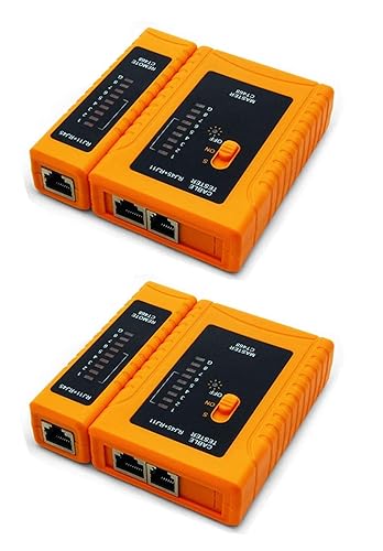 Miniatura 6 de iMBAPrice - Probador de cables de red RJ45 para teléfono Lan RJ45RJ11RJ12CAT5CAT6CAT7 UTP herramienta de prueba de cables